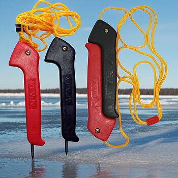 Isdubbar.  Rapala Vintersport säkerhet på isen 