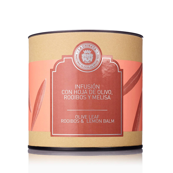 Rött örtte med olivblad, rooibos och citronmeliss, 30 g.