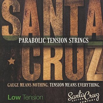 Santa Cruz Parabolic Tension Acoustic Strings (Low Tension) 