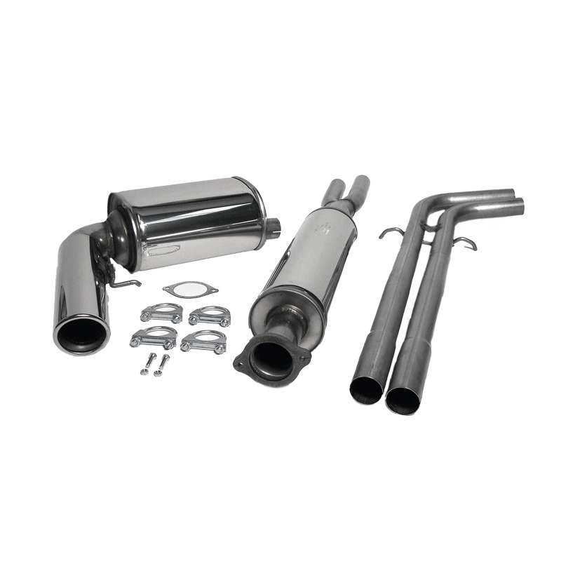 2,5" Sportavgassystem halvsats rostfritt