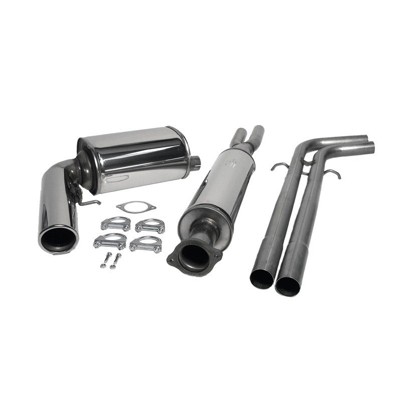 2,5" Sportavgassystem halvsats rostfritt