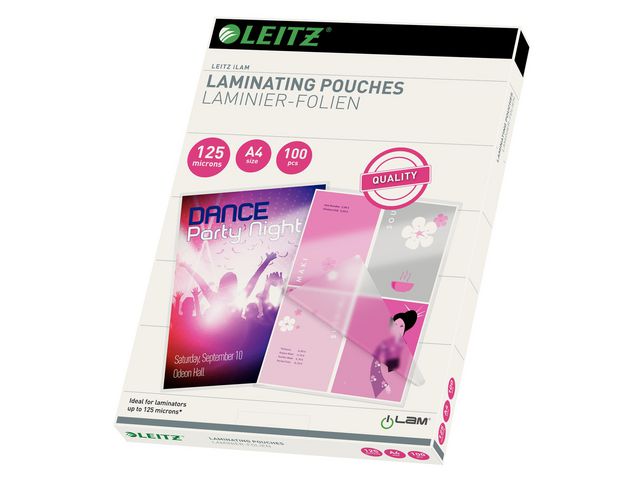 Laminat LEITZ A4 125 mic 100/FP