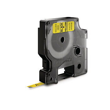 Tape DYMO D1 6mm Svart på Gul