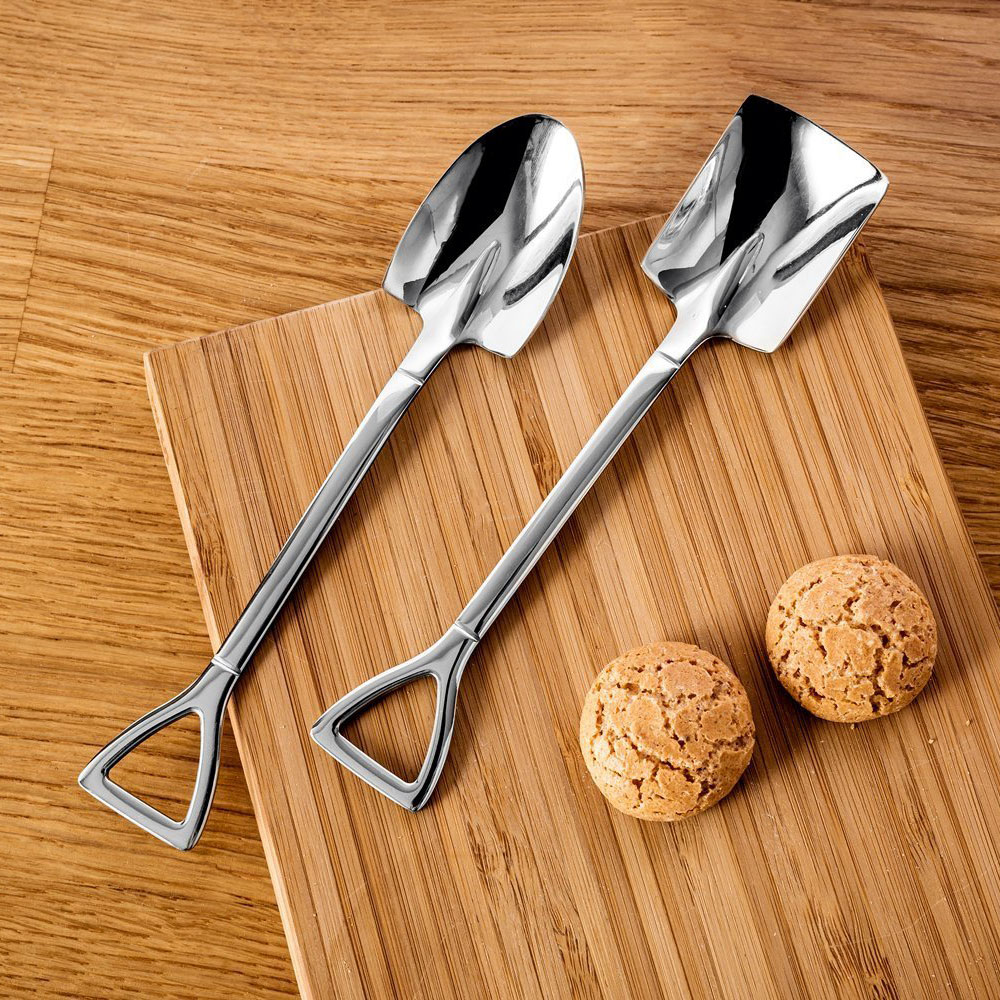 Spade och Skyffel Teskedar 2-Pack - 5