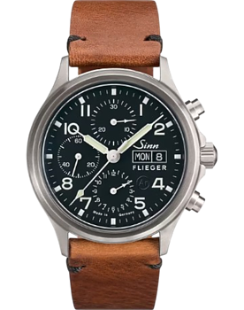 358.060 Sinn 358 Sa Pilot vintage style brunt