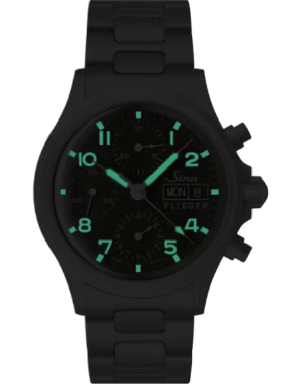 356.020 Sinn 356 Pilot vintage style brunt