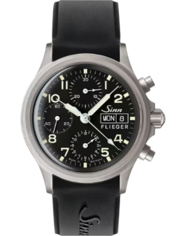 356.020 Sinn 356 Pilot integrerat silikonband med viklås