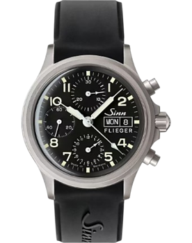 356.020 Sinn 356 Pilot integrerat silikonband med viklås