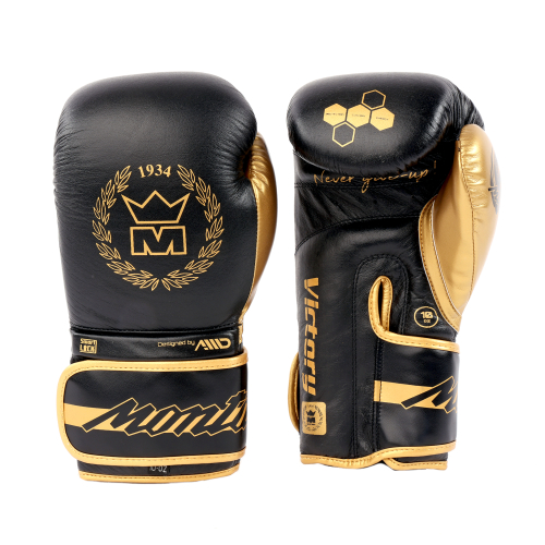 Montana Boxhandske Victory Black/Gold, 10-16 oz