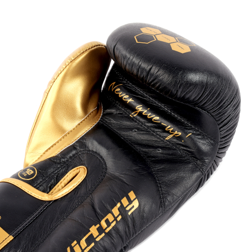 Montana Boxhandske Victory Black/Gold, 10-16 oz - 2