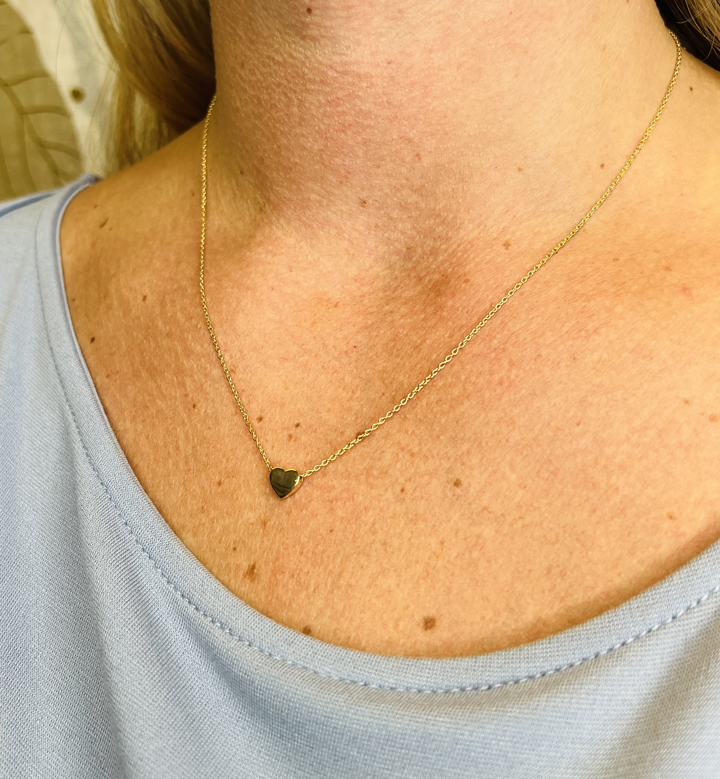 Goldkette mit Herz - 2