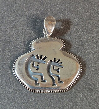 Kokopelli Hänge i Silver
