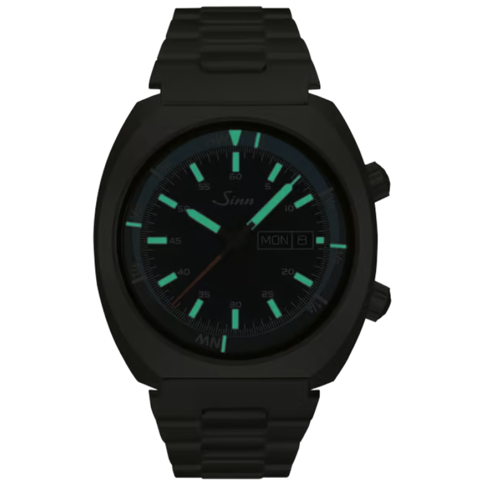 240.011 Sinn 240 St GZ Integrerat svart läderband
