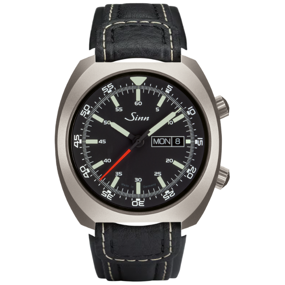 240.010 Sinn 240 St Integrerat svart läderband