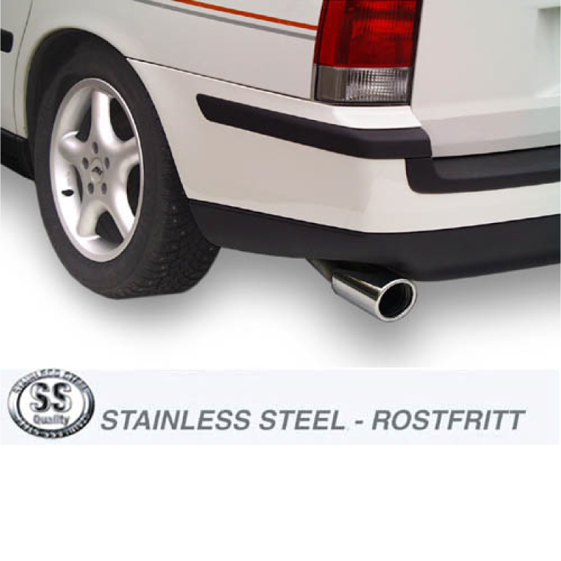 2,5" Sportavgassystem halvsats rostfritt - 3