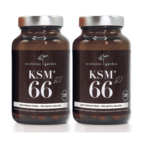 KSM-66 Ashwagandha 120 kapslar, 2-PACK