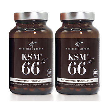 KSM-66 Ashwagandha 120 kapslar, 2-PACK