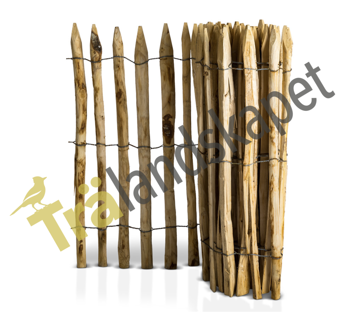 Kastanjestaket tätt, höjd 100 cm längd 5 meter, franskt