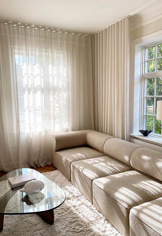 Layered Fallingwater Bone White 250x350cm - 2