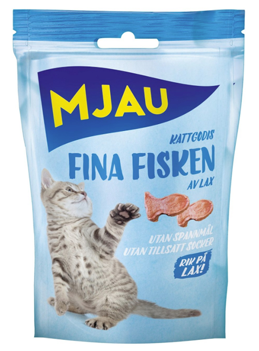 Mjau kattgodis fisk