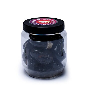Black Onyx Tumbled Stones A Quality -- 3X8Cm; ±500G