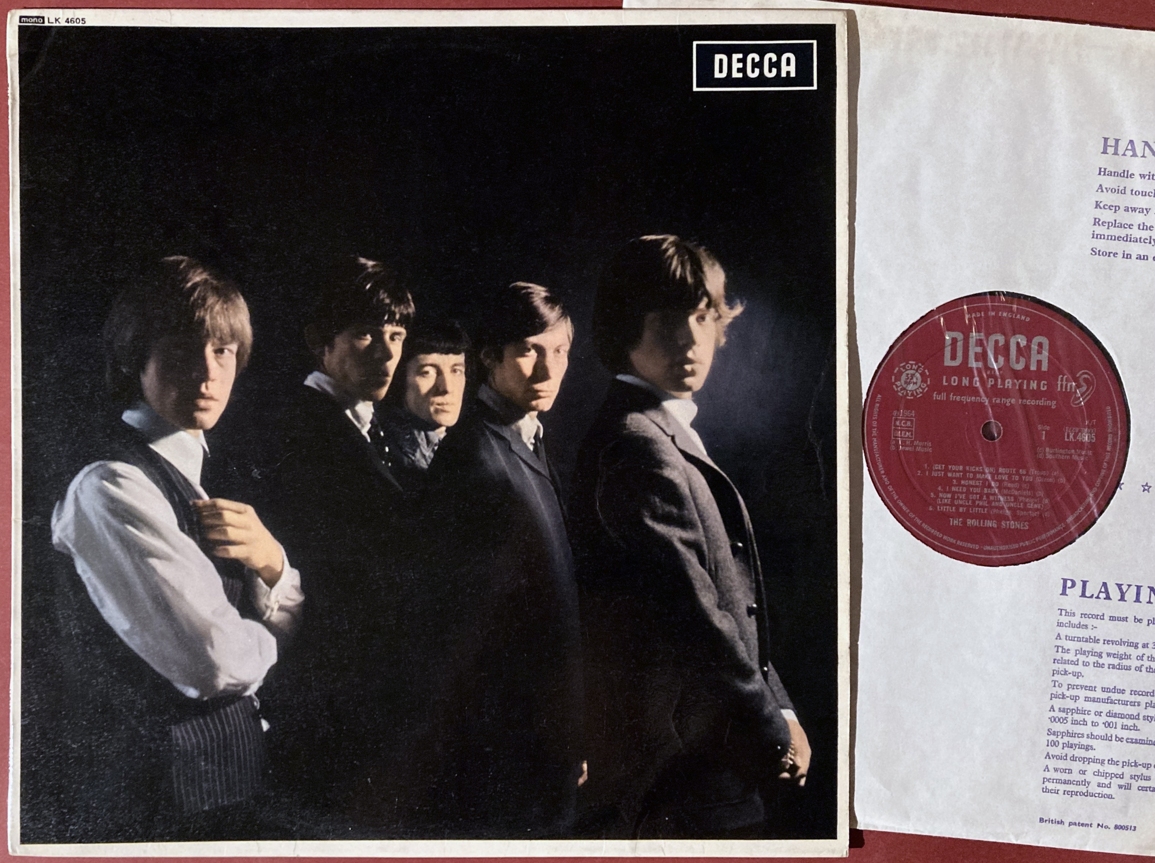 ROLLING STONES - "same" UK 1:st LP 1964
