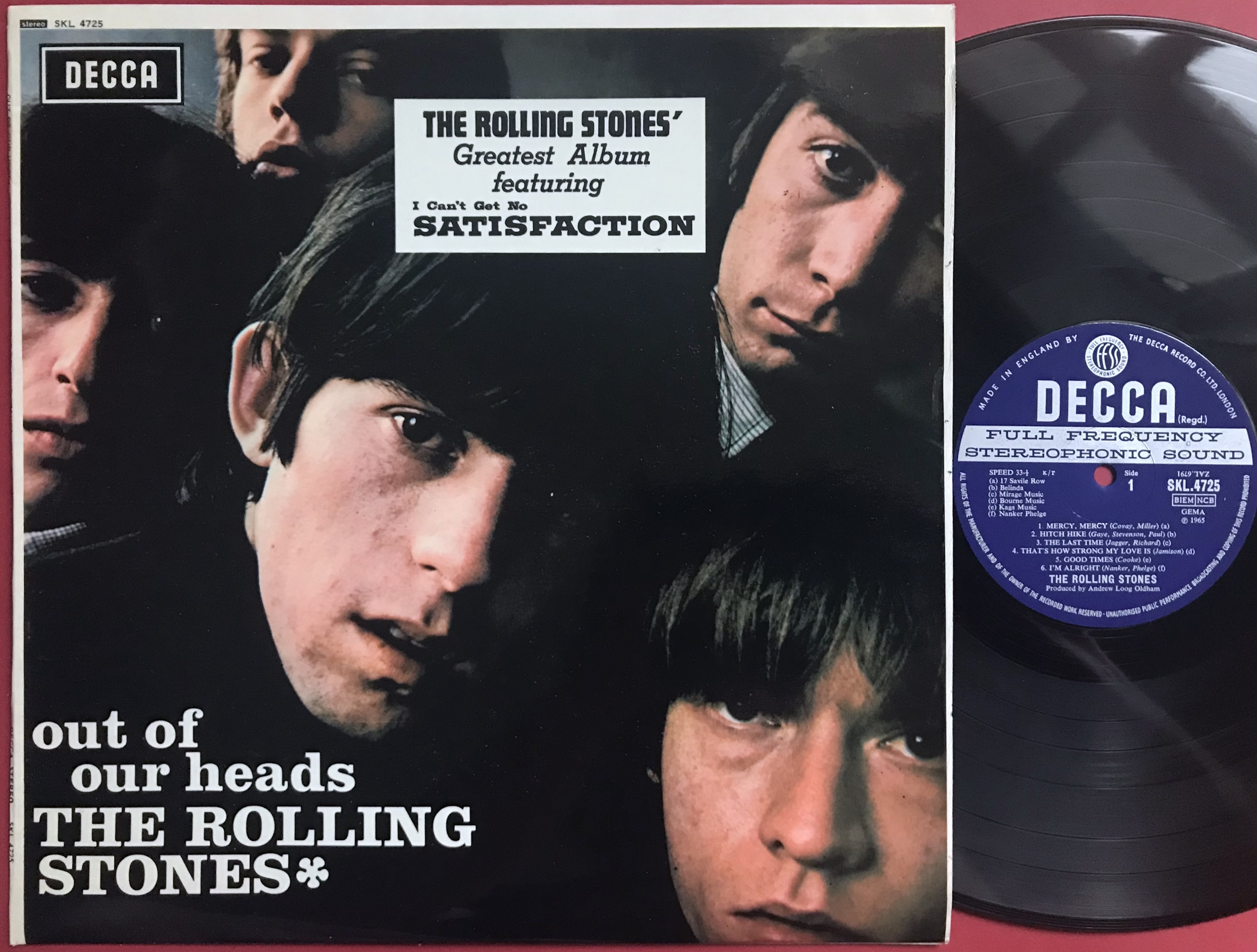 Nostalgipalatset - ROLLING STONES - Out of our heads UK Stereo
