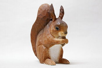 Red squirrel 14x14 cm