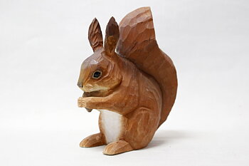 Red squirrel 14x14 cm