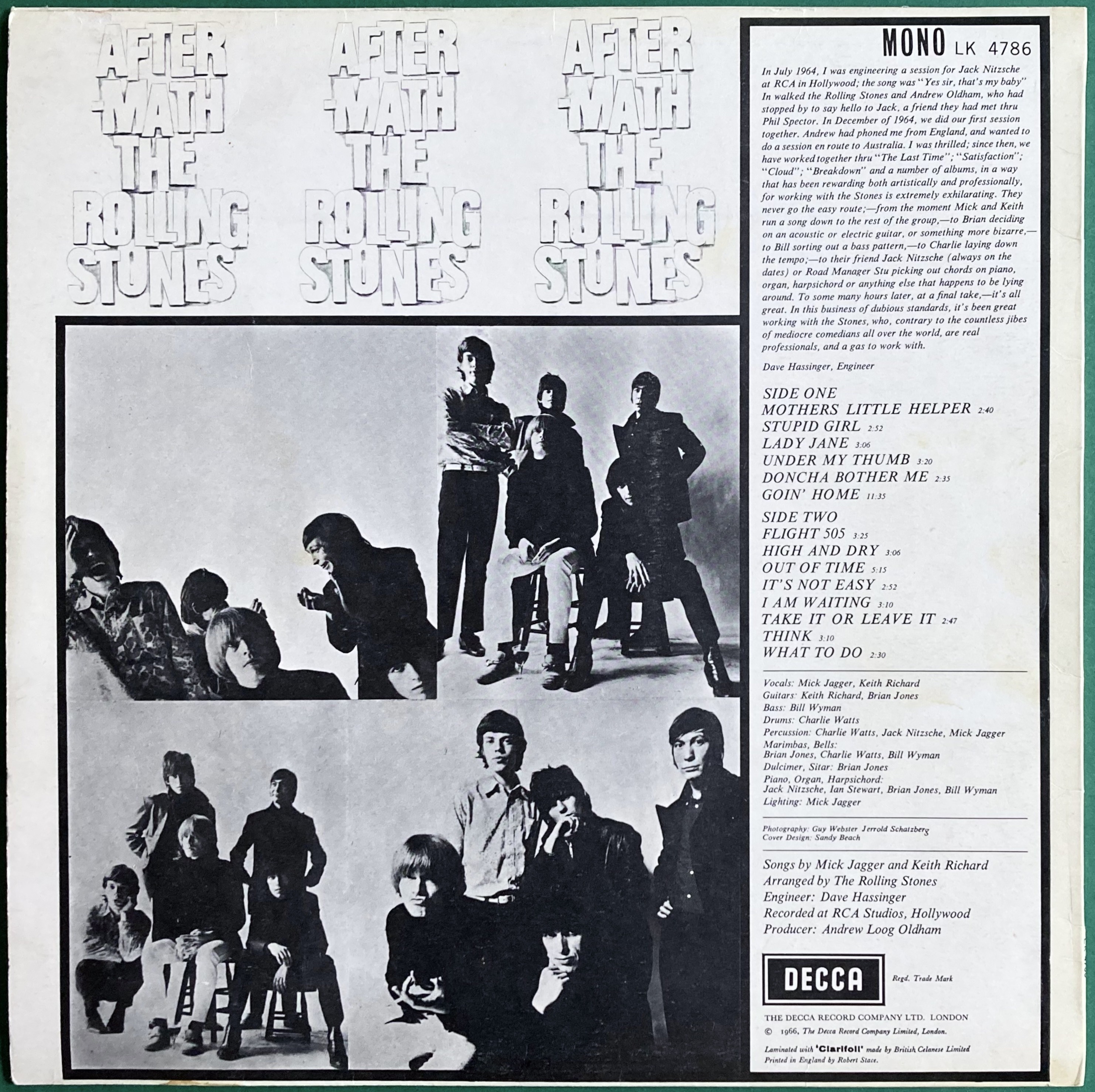 ROLLING STONES - Aftermath UK-orig Mono LP 1966 - 3