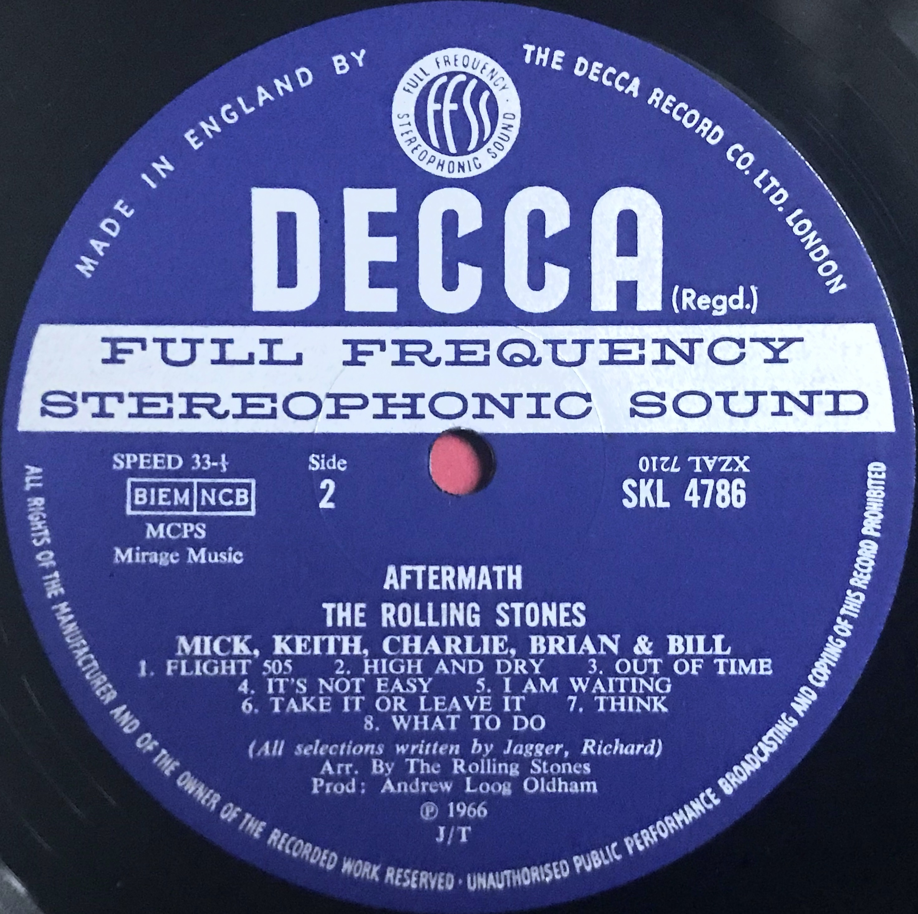 ROLLING STONES - Aftermath UK Stereo LP 1966 - 4