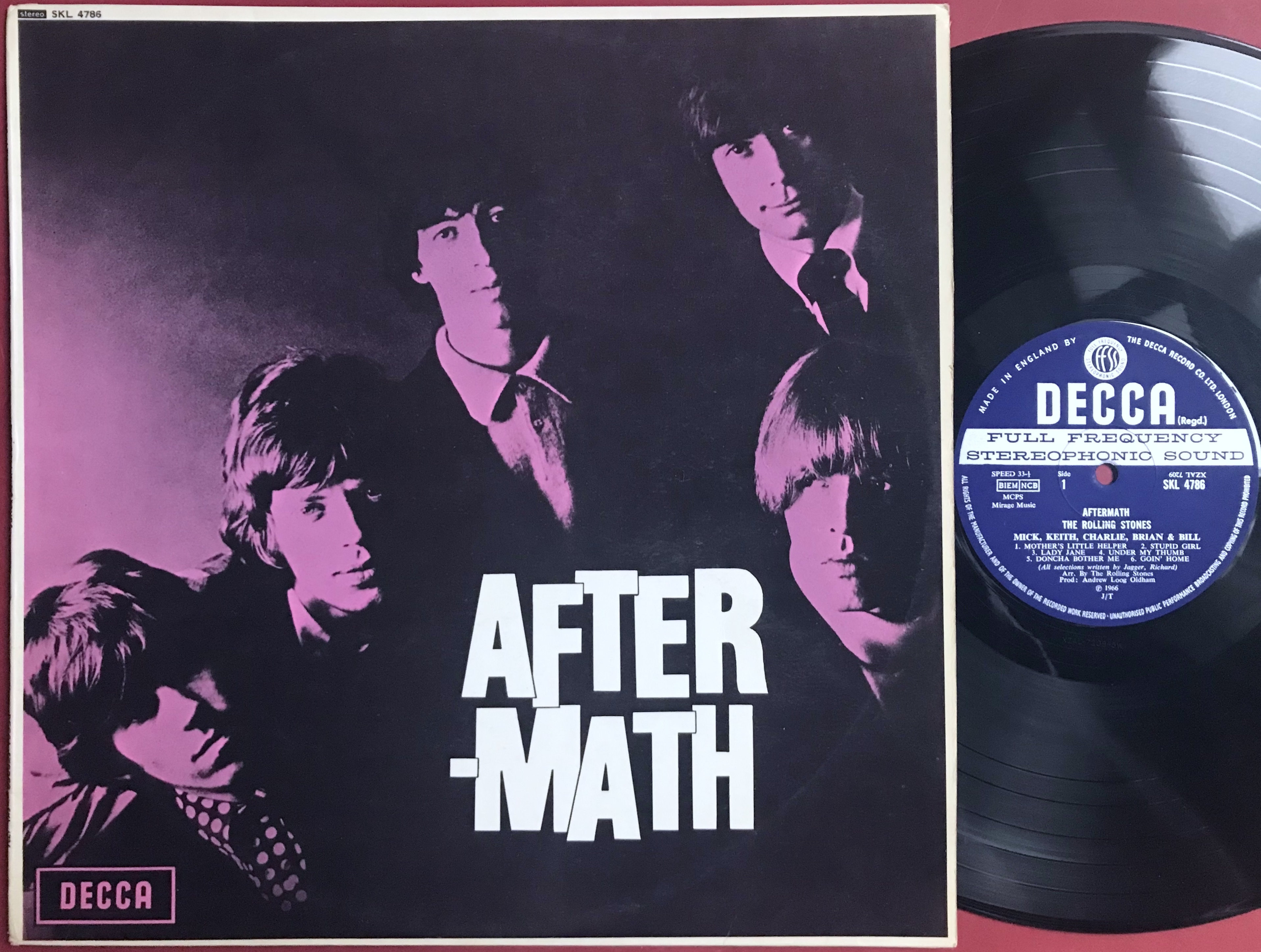 Nostalgipalatset - ROLLING STONES - Aftermath UK Stereo LP 1966