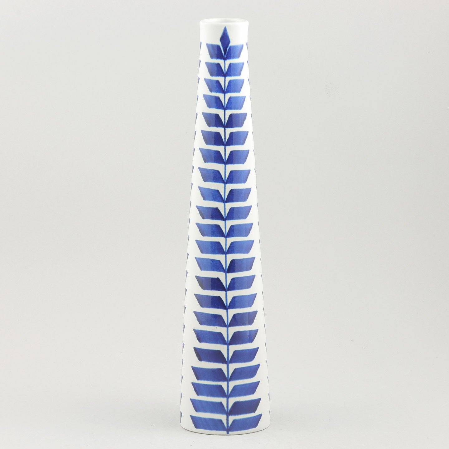 カリン・ビョールクイスト Indigoシリーズ 三角をした花瓶 Vase 1952年 (31cm)