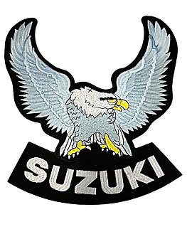 Suzuki Eagle Big Patch Stickereiabzeichen (26x23 cm)