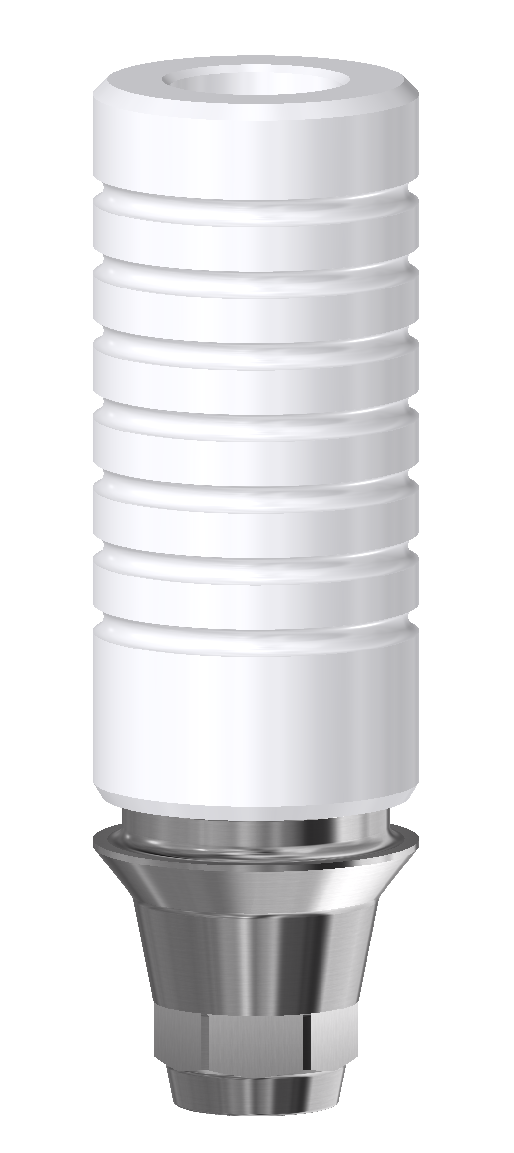 CoCr Base engaging Conic Dent
