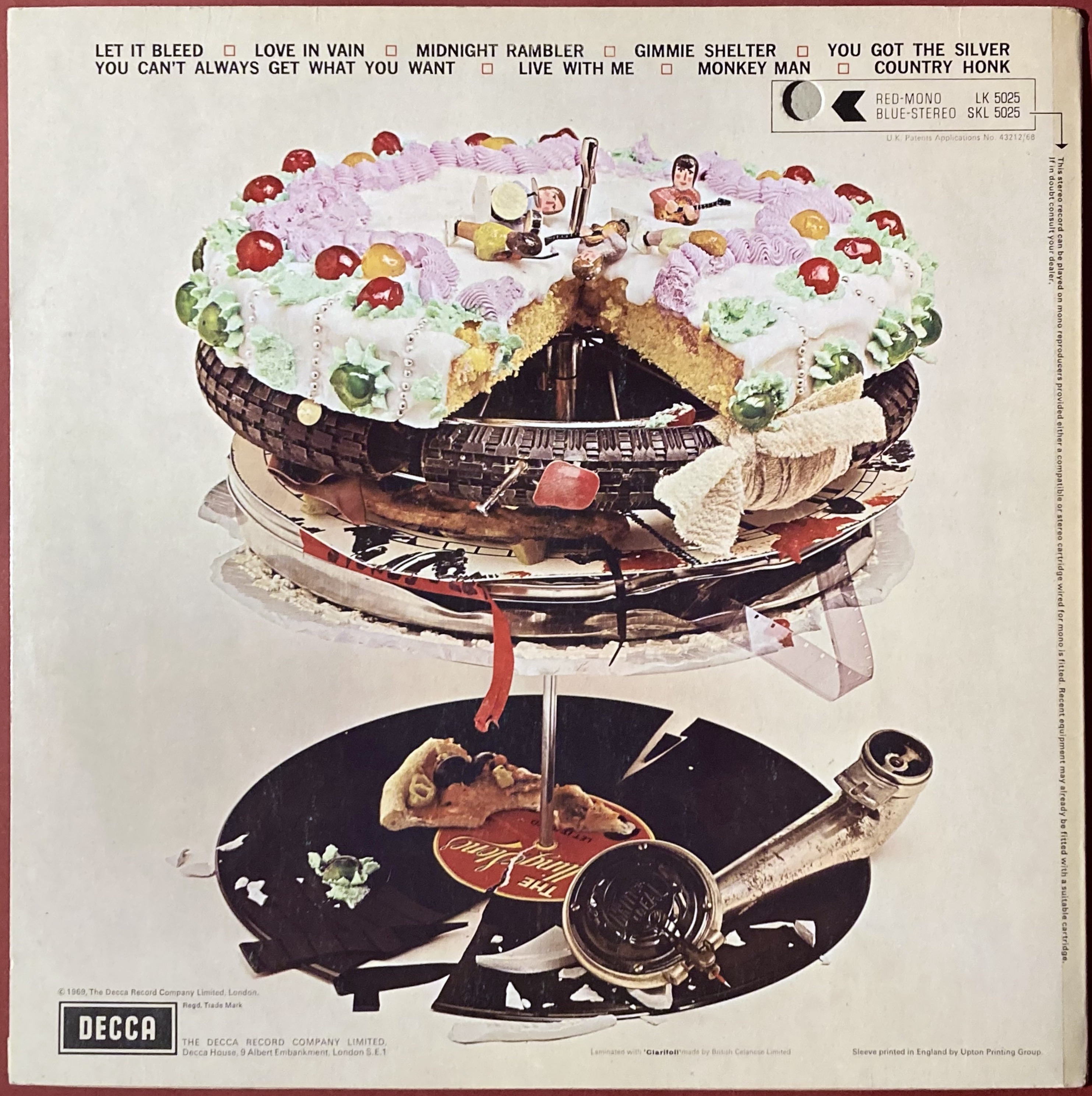 ROLLING STONES - Let it bleed UK-orig Stereo LP 1969 - 2