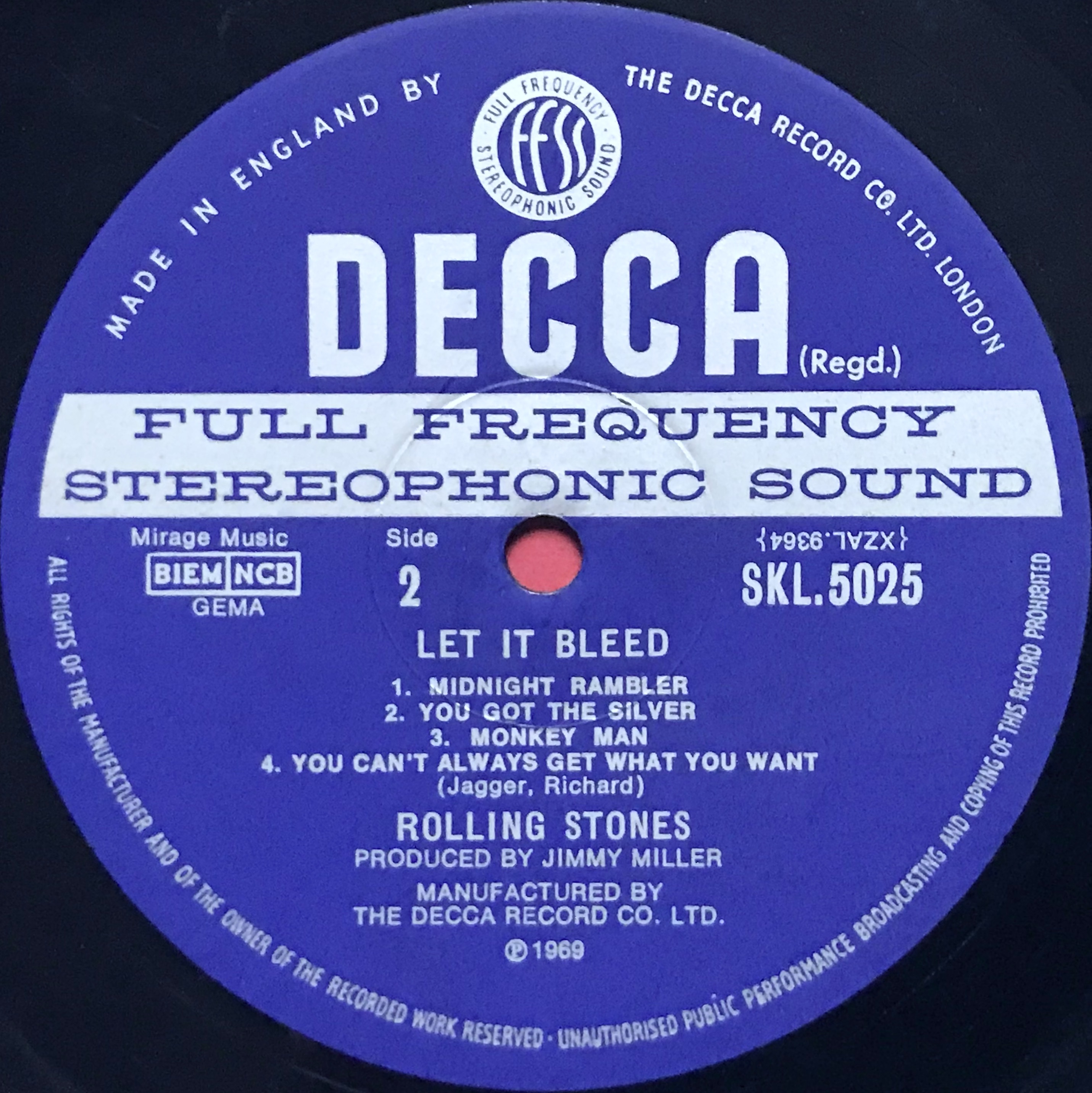 ROLLING STONES - Let it bleed UK-orig Stereo LP 1969 - 4