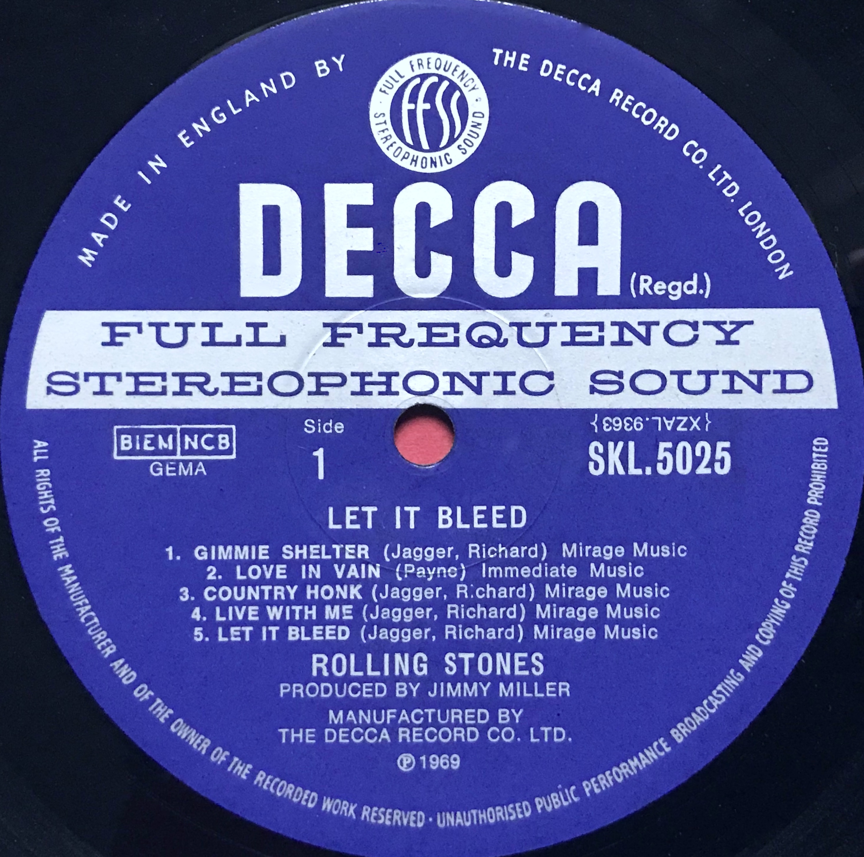 ROLLING STONES - Let it bleed UK-orig Stereo LP 1969 - 3