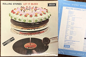 ROLLING STONES - Let it bleed UK Stereo LP 1970