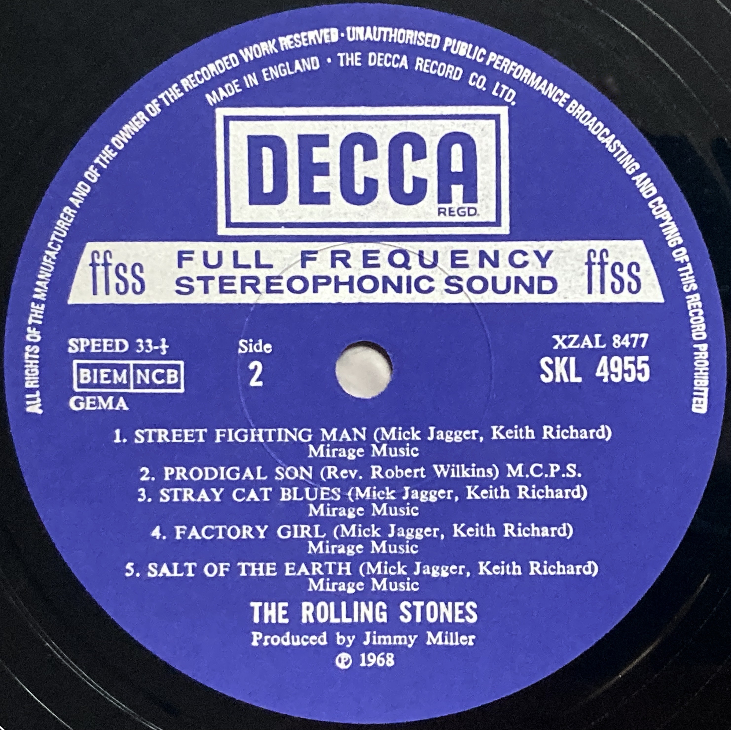 ROLLING STONES - Beggars banquet UK LP 1968 - 5