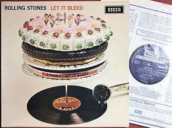 ROLLING STONES - Let it bleed UK Stereo LP 1970´s