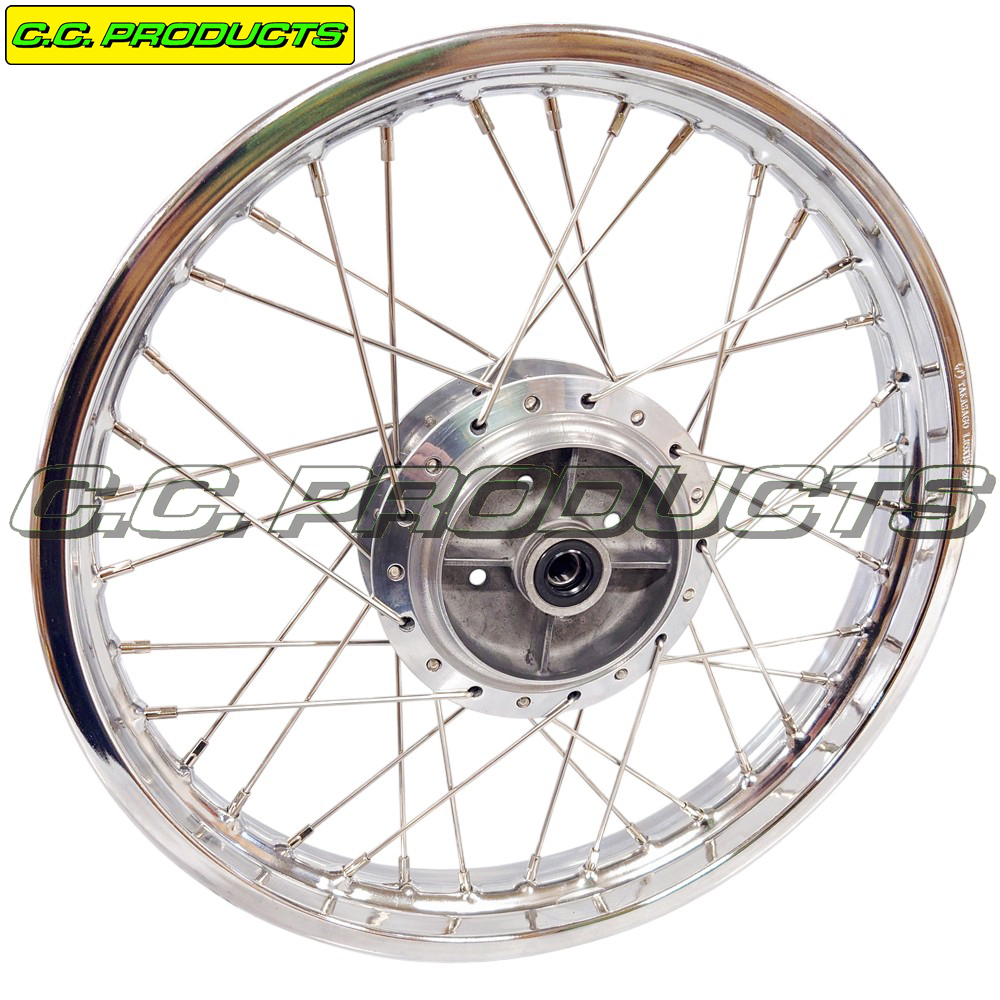 Spoke Set Yamaha YL2CM 100 18-inch 67-68 Rear Wheel - 2