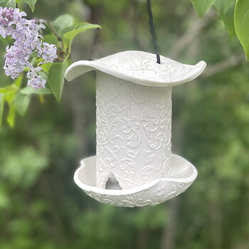 Fuglemater Barock Hvit