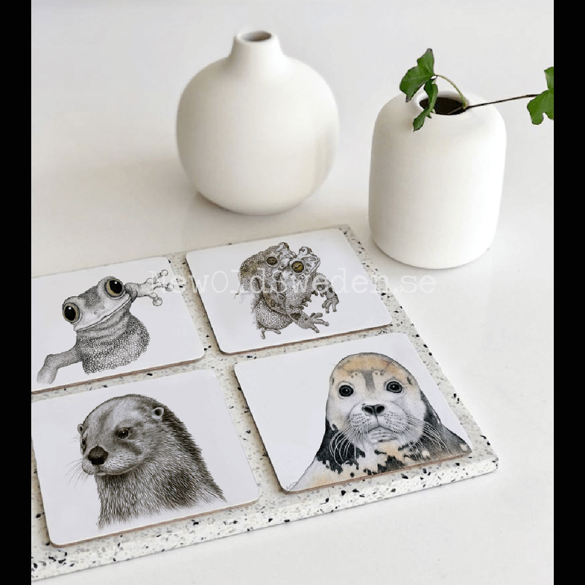 I LOVE YOU - Glasunderlägg - Charlotte Nicolin - G1 - 3