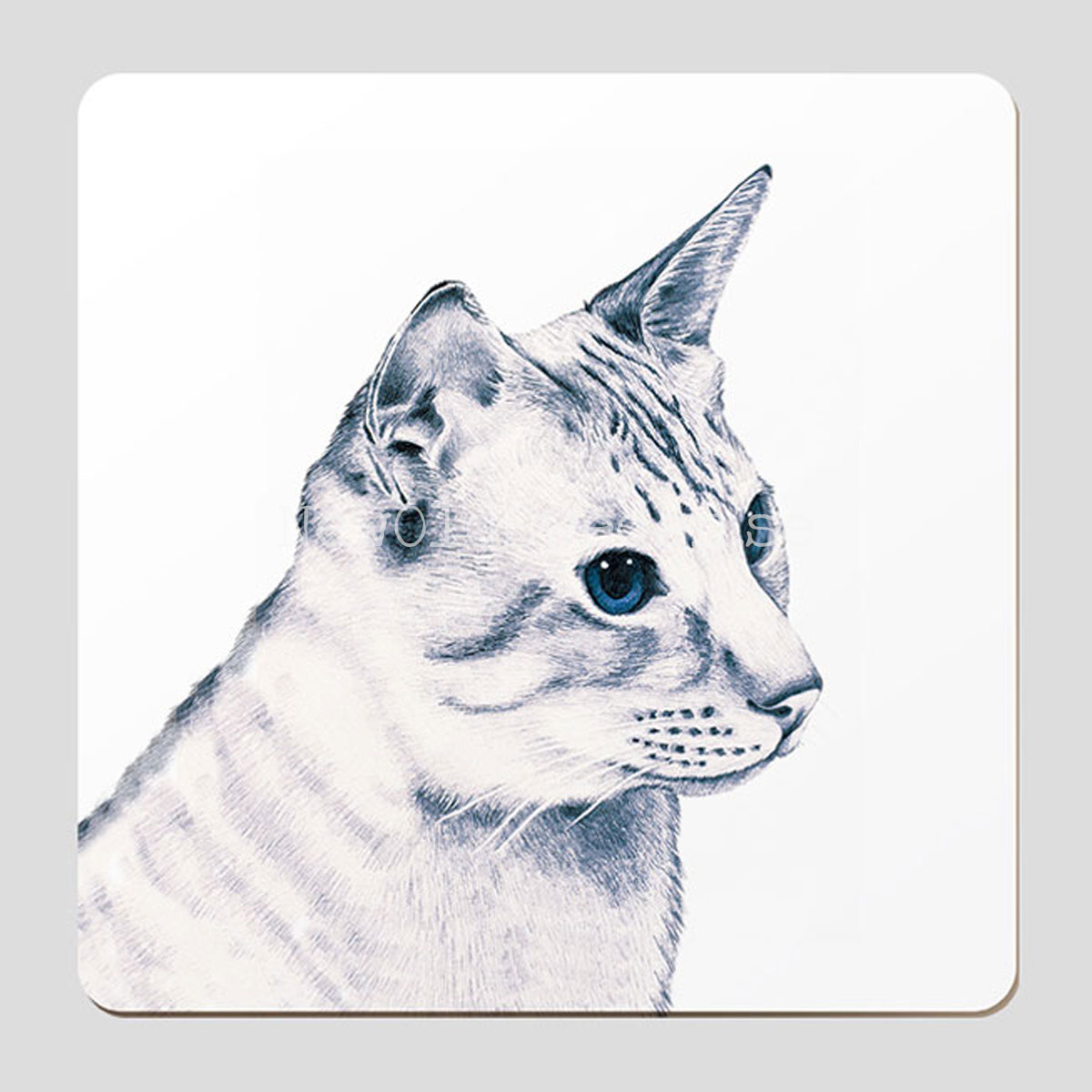 BLUE EYES - Glasunderlägg - Charlotte Nicolin - G1