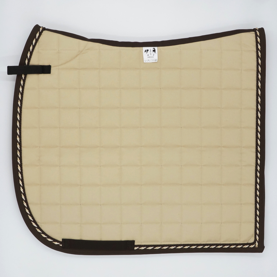 Dressyrschabrak Sand D5, brun/3brunguld - 2