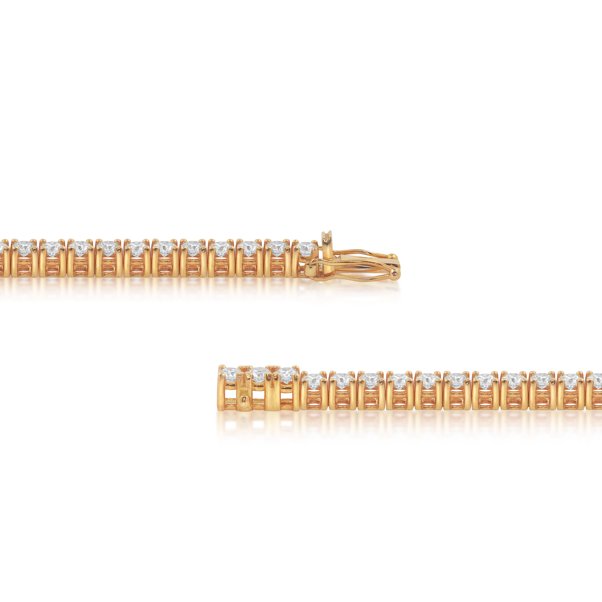 TENNIS RANNEKORU 1,58CT KULTAA - 8