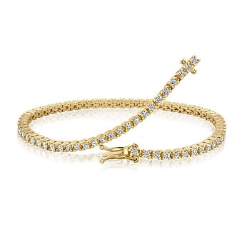 TENNIS ARMBÅND 2.64CT GULD