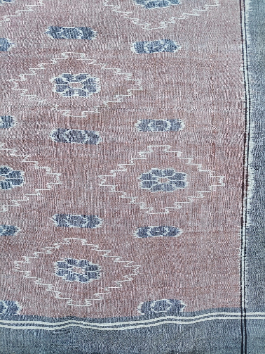 Handvävt Tyg - Ikat - 3