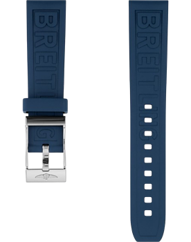 Breitling Diver Pro gummiband blå 18 mm C-spänne